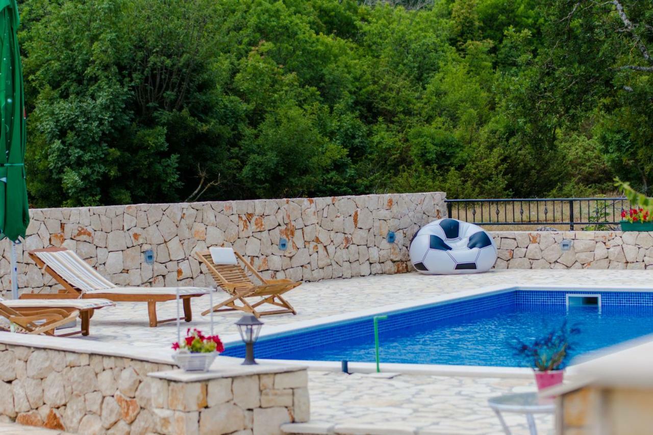 Relaxing Dalmatian House In Village Ljubitovica Kültér fotó